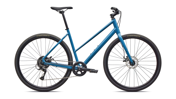 Specialized SIRRUS X 1.0 STEP THROUGH - S, Satin szürke Kék / Cast Kék Metallic Frost Reflective, 2026 